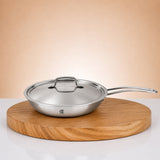 Triply Steel Frying Pan With Lid