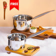 TRIMAX Triply Saucepan Set - Premium Quality OmiChef