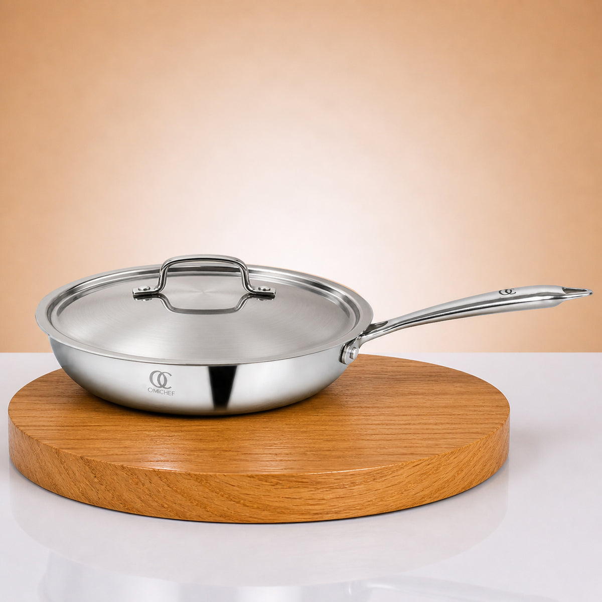 Stainless Steel Frypan for Indian Cooking