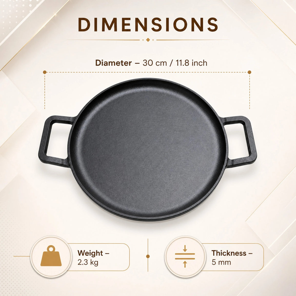 Cast Iron Dosa Tawa