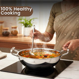 FLEX Triply HoneyComb Kadai with Free Spatula