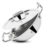 FLEX Triply HoneyComb Kadai with Free Spatula